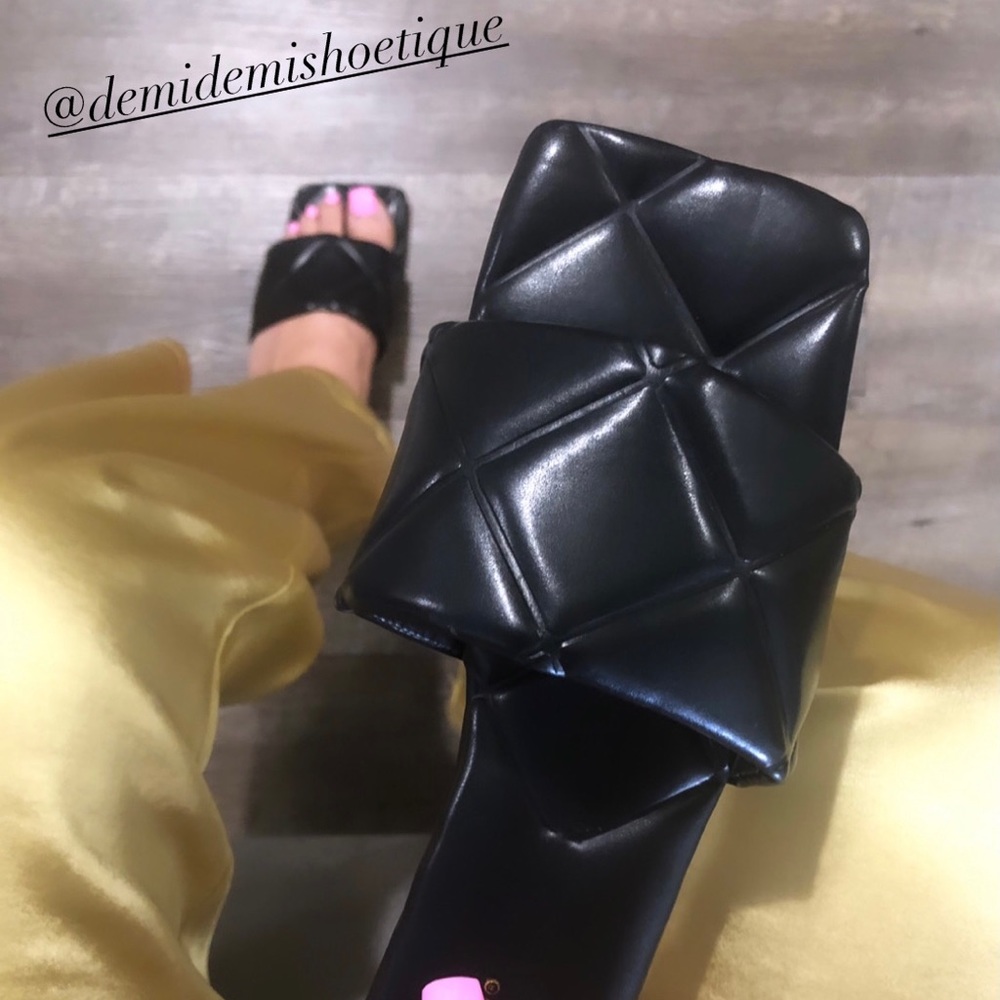 BOTTEGA STyle Summer Sandals Black